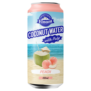 Purée d'eau de coco naturelle de marque OEM/ODM avec mélange aromatisé aux fruits à la pulpe 100% pur 240-490ml boîte en vrac pour la vente en gros - Product Image 2