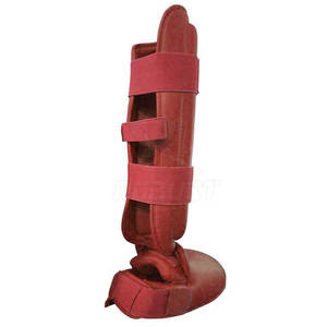 Espinilleras Ligeras de Cuero para Karate, para Entrenamiento de Artes Marciales, Práctica Diaria y Uso al por Mayor - Product Image 5