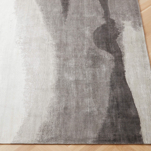 TENCEL Lyocell Handloomed Area <b>Rug</b> Abstract Textured Handmade Floor <b>Rug</b> Wholesale Supplier - Product Image 5