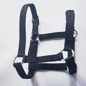 Customized Designed Equestrian Horse Racing Bridle Genuine Leather Horse Nylon <b>Halters</b> Bridle Style Saddles <b>Halters</b> - Product Image 3