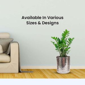 Wholesale Stainless Steel Planters for Home Decor Rust Resistant Flower Pots for Living Room Office & Garden Indoor Outdoor Use - Product Image 3