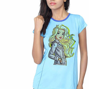 T-shirts pour femmes style minimaliste, tissu doux, moderne, léger, streetwear tendance, coupe décontractée, chic au quotidien, mode décontractée - Product Image 5