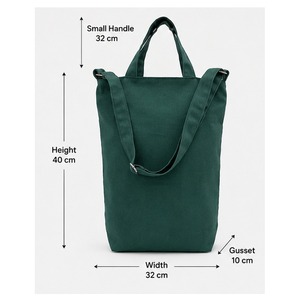 Custom 300 GSM Dyed Cotton Canvas Crossbody Tote Bag <b>for</b> Women Adjustable Shoulder Strap Custom Logo Wholesale Manufacturer OEM - Product Image 4