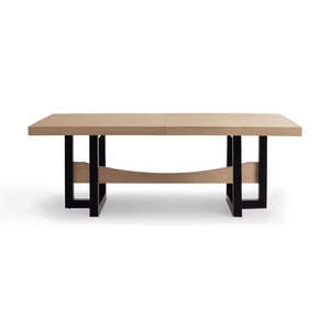 Mesa de Comedor de Madera Maciza de Estilo Industrial, Mesa de Comedor Moderna de Madera para Restaurante, Cafetería, Hotel, Cocina, Muebles de Comedor - Product Image 1