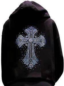 Sudadera con Capucha Personalizable al por Mayor, Resistente al Agua y al Viento, con Bordado y Pedrería Termoadhesiva para Hombre, Todos los Colores - Product Image 3