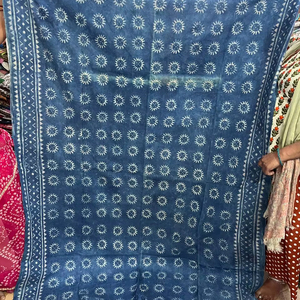 Premium Cotton Kantha <b>Quilt</b> <b>Throw</b> Blanket – Handmade Reversible Bedspread with Intricate Kantha Stitching for Cozy Home Décor - Product Image 1