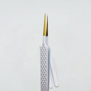 Eyelash Tweezer For Personal Care False Eyelash Placement & <b>Removing</b> Lashes Non Slip Ergonomic Design Grips Custom <b>Box</b> Packing - Product Image 3