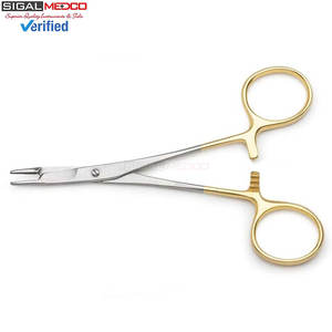 ที่จับเข็ม Olsen Hegar ขนาด 4.5 นิ้ว เครื่องมือผ่าตัดทางการแพทย์  ใบมีดทังสเตนคาร์ไบด์ TC  ตัวจับเข็มสแตนเลส - Product Image 6