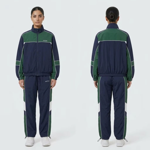 Conjunto Deportivo Cortavientos Reflectante para Mujer - Conjunto de Sudadera para Gimnasio, Directo de Fábrica - Product Image 1
