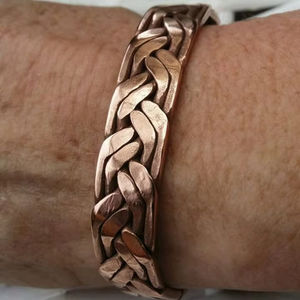 Elegant Premium Quality Handmade Copper and Brass Jewelry Handcrafted <b>Bracelet</b> for Men and Women Gift - Product Image 1
