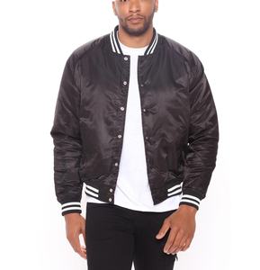 Chaqueta Varsity Ecológica y Transpirable 100% Algodón, Ropa de Invierno para Hombre, Fabricante Mayorista para Marcas de Marca Privada Personalizadas - Product Image 1