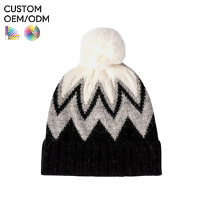 Bonnet en acrylique pour homme, style moderne en tricot côtelé, logo personnalisé, support OEM ODM pour les marques de vêtements - Product Image 5