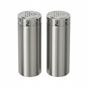 Wholesale Modern Stainless Steel Hammered Rectangular <b>Salt</b> And <b>Pepper</b> <b>Shakers</b> With Metal For Home Hotel Restaurant Kitchen Use - Product Image 4