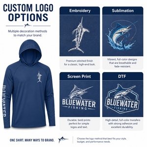 Sudadera con Capucha de Pesca para Hombre, 100% Poliéster, UPF 50, Transpirable, de Secado Rápido, Color Sólido, Manga Larga, Protección Solar - Product Image 5