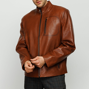 Chaqueta de Cuero para Hombre, Diseño Moderno, Precio de Lanzamiento, Alta Calidad, MOQ Bajo - Product Image 2