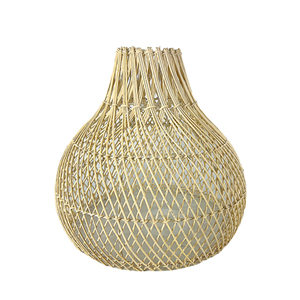 Cesta más vendida - Pantalla de lámpara de ratán con forma de calabaza para vino - Product Image 1