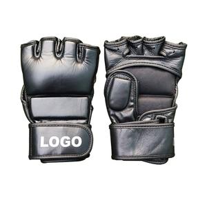 Gants de boxe et MMA en cuir PU, design personnalisé OEM, super résistants, respirants, rembourrés, dorés, nouvelle arrivée, pour l'entraînement en extérieur - Product Image 5