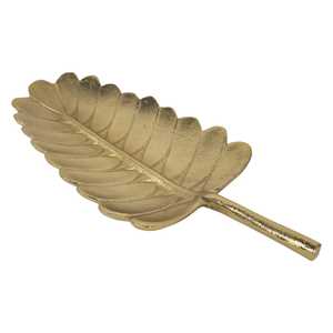 Plateau décoratif moderne en aluminium plaqué or de forme irrégulière, pour bijoux, idéal pour la décoration de table de mariage ou de fête - Product Image 1
