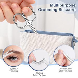 <b>Cuticle</b> Nail <b>Scissor</b> <b>Cuticle</b> <b>Scissors</b> Extra Fine Curved Nail <b>Scissors</b> for Men Women Professional Small Grooming <b>Scissor</b> - Product Image 6