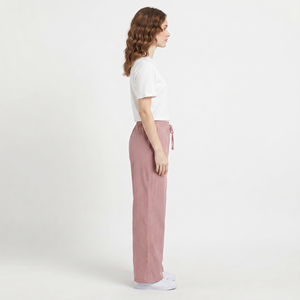 <b>Women</b>’s Wide Leg <b>Summer</b> Pants Full Length Mid Drawstring Waist Loose Fit <b>Lightweight</b> Casual Nylon <b>Trousers</b> Daily Wear Fashion - Product Image 3