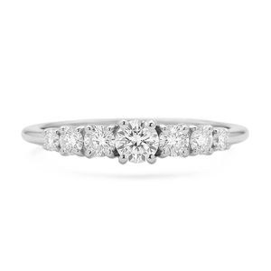 Wholesale Personalized Bridal Jewelry Round Lab Grown Diamond 14K 18K Solid Gold Engagement Band <b>Wedding</b> Band Prong Setting Ring - Product Image 3