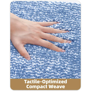 Alfombra Moderna de Microfibra con Diseño de Pelo Largo y Color Azul Verde Azulado, Extra Gruesa, Antideslizante, para Sala de Estar o Dormitorio - Product Image 2