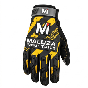 High Grip Anti Slip Mechanics <b>Gloves</b> Padded Palm Touchscreen Heavy Duty Industrial Maintenance Utility Work <b>Gloves</b> OEM - Product Image 2