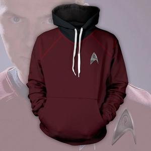 New Star Falle Star Trek Loose Kids Adultos Sudadera con capucha de manga larga Streetwear Cosplay Sudadera Sudaderas con capucha Top Coat Pullover con capucha- - Product Image 5