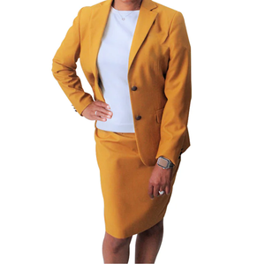 Plus Size Men Single Breasted Blazer <b>Skirt</b> Suit <b>Set</b> Office Formal Work Wear Business Two Piece Suits Sorority Style - Product Image 2