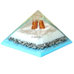 พีระมิด orgone-รักษาโกเมน orgonite พีระมิด-โกเมน - Product Image 2