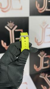 Montre à quartz de luxe pour homme, boîtier en alliage de 41 mm, bracelet en caoutchouc, verre, cadran romain, aiguilles lumineuses, fermoir caché, résistance à l'eau 3 BAR, MIYOTA - Product Image 4