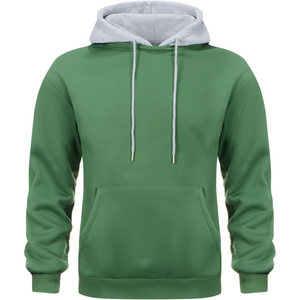 เสื้อฮู้ดดี้ผู้ชายราคาส่ง OEM สำหรับใส่ลำลอง สีพื้น ระบายอากาศได้ดี MOQ ต่ำ - Product Image 1