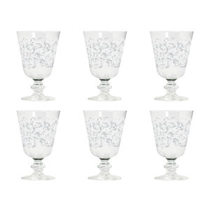 Set di 6 calici Excelsa Domus in vetro trasparente 8,5x8,5x13,5 cm - Product Image 2