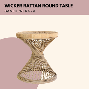 Precio al por mayor, mesa auxiliar de ratán, diseño minimalista moderno, muebles para el hogar para sala de estar, hotel, cafetería, cafetería - Product Image 3