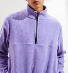Nouveauté 2026 – Meilleurs sweats à capuche et pulls polaire pour hommes, personnalisables avec logo brodé, demi-zip, en polyester écologique, coupe-vent, col montant - Product Image 2