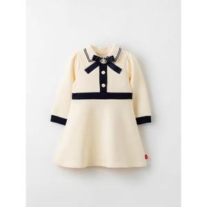 Vestido de Niña Estilo Coreano OZKIZ, 100% Algodón, Largo Midi, para Niñas de 2 a 7 Años, Moda Primavera/Otoño, Venta al Por Mayor - Product Image 1