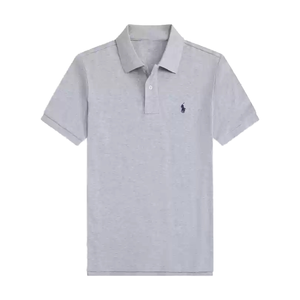 Polo pour homme 100% coton, tissu doux et respirant, col classique, vêtement décontracté d'été, coupe régulière - Product Image 3