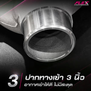 Collecteurs d'admission FLEX Ultra Flow pour Toyota VIGO / FORTUNER 1KD 2KD à montage frontal 3 pouces - Product Image 4