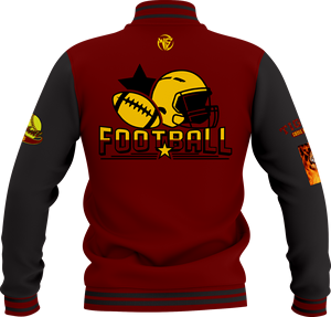 Chaqueta Varsity de Invierno para Hombre, de Alta Calidad, Ecológica, de Lana/Cuero, Resistente al Viento, con Bordado, Mangas Largas, Estilo Béisbol - Product Image 2
