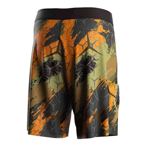 Pantalones Cortos de Pesca para Hombre, Camuflaje, Impresión por Sublimación, UPF 50, Secado Rápido, Poliéster, Cierre de Cremallera - Product Image 5