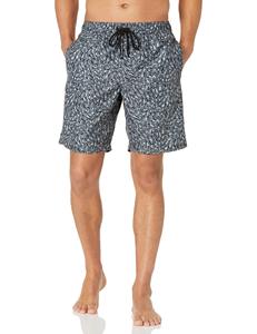 Shorts pour hommes imprimés sur toute la surface, tissu en toile, haute qualité, 100% polyester, fermeture à cordon, coupe confortable - Product Image 2