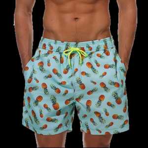 Short de bain camouflage pour homme, séchage rapide, avec cordon de serrage, décontracté, longueur courte, taille mi-haute, en polyester tissé - Product Image 4