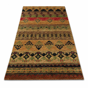 Alfombra Hecha a Mano 100% de Yute Natural, Alfombra Geométrica Vintage, Alfombra Ecológica para Sala de Estar, Dormitorio, Decoración de Hotel - Product Image 1
