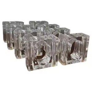 Premium Acrylic <b>Napkin</b> <b>Ring</b> For Dining Table Decor And <b>Napkin</b> Holder Use - Product Image 6