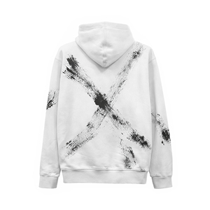 Sweat-shirts pour homme en molleton épais 100% coton, écologiques, avec impression numérique personnalisée, fermeture éclair et effet délavé à l'acide, pour l'hiver - Product Image 2