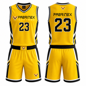 Uniforme de Baloncesto Premium Antibacterial, Tejido Transpirable de Secado Rápido, Talla Grande, Ajuste Cómodo, Uniforme de Baloncesto para Entrenamiento - Product Image 1