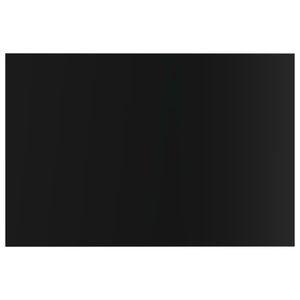 Set di 8 mensole da parete di medie dimensioni in legno ingegnerizzato, nero lucido - Product Image 4