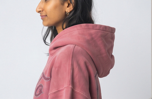 Women Pullover Oversize Hoodies Casual 100% Polyester Fleece Heavy <b>Weight</b> 430GSM Long Sleeve Baggy Drop Shoulder Hoodies - Product Image 4