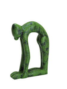 Base de Lámpara de Mesa de Bronce Antiguo con Figura de Hombre Escalando - Lámpara de Escritorio Moderna con Escultura Figurativa - Decoración Artística Industrial de Resina para Mesita de Noche - Product Image 5