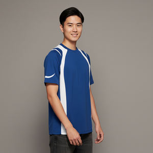 Camiseta de lujo extragrande hecha a medida con cuello redondo, 100% algodón grueso, talla grande, hombros caídos, camiseta lisa para hombre - Product Image 2